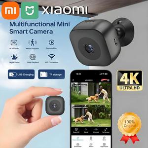 Xiaomi 4k 미니 카메라 Wifi Ip/ap 휴대용 모바일 감지 캠코더 스마트 홈 감시 보안 원격 모니터링 카메라