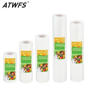 ATWFS 진공 가방 포장 식품 보관용 식품 진공 실러 가방 제품 신선한 가방 유지 12/17/20/25/28cm*500cm 1 롤