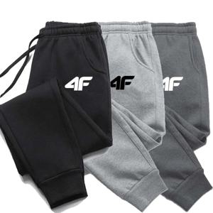 4F 남성용 창의력 프린트 조깅 바지, 피트니스 조깅, 러닝 팬츠, 트레이닝 스포츠 바지, 스포츠웨어 스웨트팬츠,