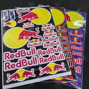 Red Bull 로고 오토바이 스티커 헬멧 데칼 키트