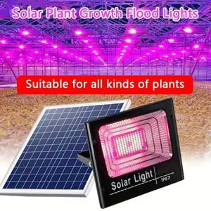 35/60W 태양 LED 성장 빛 전체 스펙트럼 투광 조명 식물 성장 빛 실내 옥외 식물에 대 한 원격 방수 Phytolamp