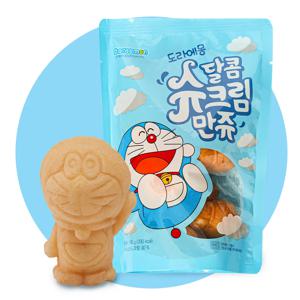 [촉촉만쥬] 도라에몽 달콤슈크림만쥬 130g x 7봉