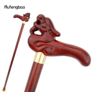 레드 드래곤 나무 단일 공동 패션 워킹 스틱 장식 Cospaly 지팡이 할로윈 메이스 목발 지팡이 Crosier 94cm