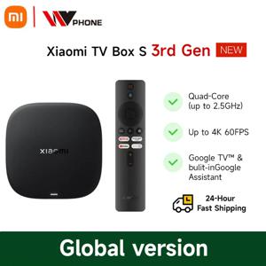 글로벌 버전 Xiaomi TV Box S 3세대 4K Ultra HD 2G 32G WiFi BT5.2 Google TV Cast Netflix Mi TV Box 스마트 TV Box 미디어 플레이어