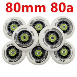 인라인 스케이트 휠, 롤러 스케이트, 76mm 85A 80mm 80a 8휠/로트