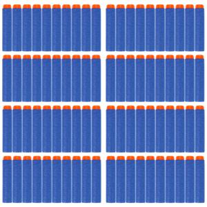 Nerf Bullets 용 50PCS 소프트 중공 구멍 헤드 7.2cm 리필 다트 Nerf 시리즈 블래스터 용 장난감 총 총알 Xmas Kid Children Gift