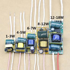 새로운 LED 드라이버 1-36w 300mA 180mA 250mA 출력 전압 75-135v LED 전원 공급 장치 조명 변압기 LED 전구 Spolight