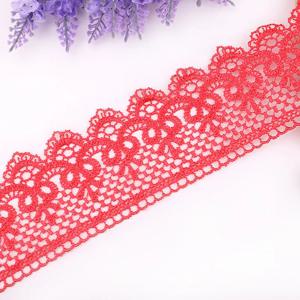 컬러풀 할로우 자수 레이스 트림 리본 패브릭 트림 DIY 바느질 수제 공예 재료 의류 액세서리