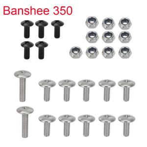 27x Yamaha Banshee 350 ATV 펜더 볼트 나사 너트 마운트 키트 플라스틱 하드웨어 적합 YFZ350 1987-2006