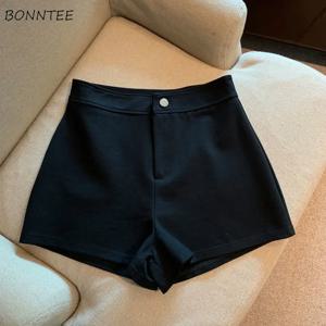 여성용 반바지 S-4XL 미니멀리스트 여름 높은 허리 소녀 청소년 청소년 Hotsweet Шорты Женские all-match 한국 패션