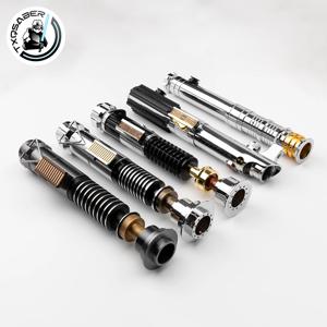 TXQSABER Lightsaber Hilt 코어가없는 레이저 칼용 빈 금속 부품 Obi wan Anakin Graflex Luke 맞춤 액세서리 완구