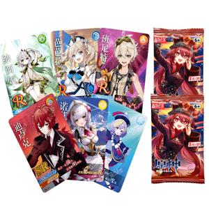 3/6/12PCS 게임 Genshin Impact 컬렉션 카드 게임 편지 파티 테이블 보드 가족을위한 장난감 어린이 크리스마스 생일 선물