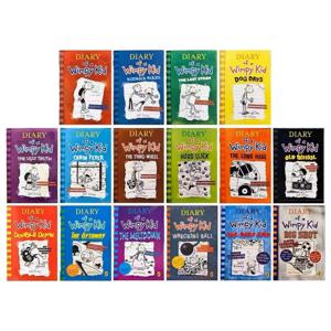 8 권/세트 1-8/9-16 Wimpy Kid의 영어 일기 만화 소설 이야기 책 어린이 독서 문학 선물
