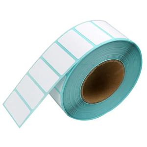 1000Pcs/Roll 30x20mm 자체 접착 열 라벨 바코드 스티커 Paperang 프린터 소형 POS 용 인쇄 용지