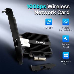 10GBps PCIE-RJ45 네트워크 카드 LAN10 기가비트 이더넷 AQC113 데스크탑 Win10/11용 무선 네트워크 어댑터