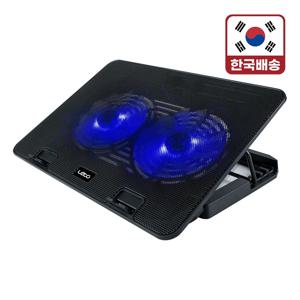 (LETO) 레토 노트북 거치대 받침대 듀얼 쿨러 각도조절 LCS-S01