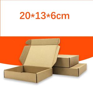 20x13x6cm 크래프트 종이 상자 작은 만화 상자 메일러 특급 배송 상자 중소기업 용품 도매 용품