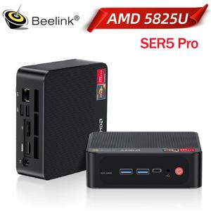 Beelink SER5 Pro Ryzen7 5825U 미니 PC AMD DDR4 16GB RAM 500GB SSD SER5 Max 5800H WiFi6 4K HD 데스크탑 컴퓨터 VS SER5 Pro 5700U