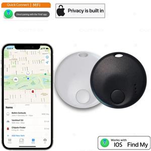 새로운 미니 스마트 태그, 블루투스 수하물 추적기. Apple Find My(iOS 전용)와 함께 작동, 열쇠, 수하물, 배낭용 품목 찾기