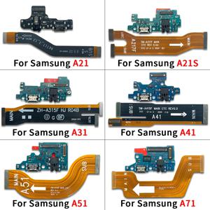 USB 고속 충전 충전기 메인 마더 보드 플렉스 케이블 삼성 A21 A21S A31 A41 A51 A70 A71 Dock 커넥터 보드