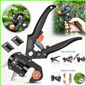 1pc 2 In 1 정원 도구 다기능 접목 기계 과일 나무 접목 칼 모종 도구 가지 치기 접목 Pruner 키트