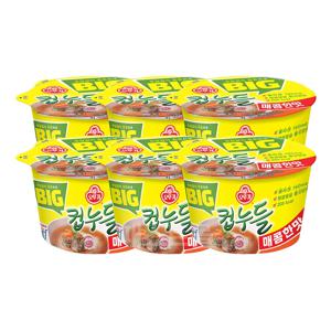 오뚜기 BIG 컵누들 매콤한맛 61g 6개