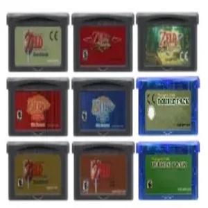 GBA 게임 Zeld 시리즈 콘솔 카트리지, 미니쉬 캡 카드, 4개의 각성 DX 검, GBA/NDS용 더블 팩, 32비트