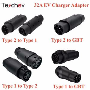 새로운 전기 자동차 충전 커넥터 유형 2 - 유형 1 J1772 EV 어댑터 유형 2 - GBT EVSE 충전기 유형 1 - GBT EV 어댑터