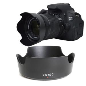 Canon EF-S 18-55mm f/3.5-5.6 IS STM용 가역 EW-63C 58mm ew63c 렌즈 후드 적용 가능 700D 100D 750D 760D