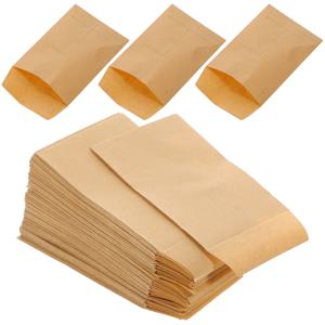 100 Pcs 씨앗 봉투 선물 카드 동전 보관 미니 봉투 작은 크래프트 종이 돈 메일 링 사무실