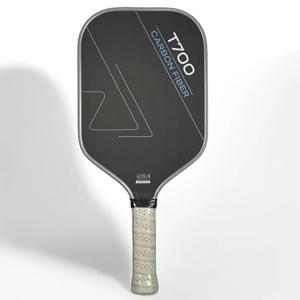 T700 프로용 원시 탄소 섬유 피클볼 패들 탄소 마찰 표면 폴리머 허니컴 코어 향상된 전력 및 스핀 및 제어 16MM