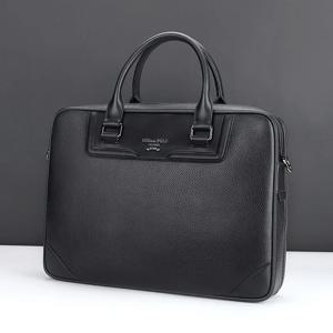 출장 남성용 서류 가방 남성용 가죽 핸드백 싱글 숄더 크로스 바디 백 비즈니스 패션 브랜드 비즈니스 가방