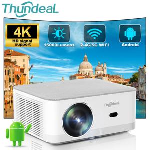 ThundeaL 휴대용 미니 프로젝터, FHD 1080P 풀 HD 빔, 4K 비디오, 와이파이, 안드로이드 프로젝터, TD92 프로, 3D 영화, 홈 시어터
