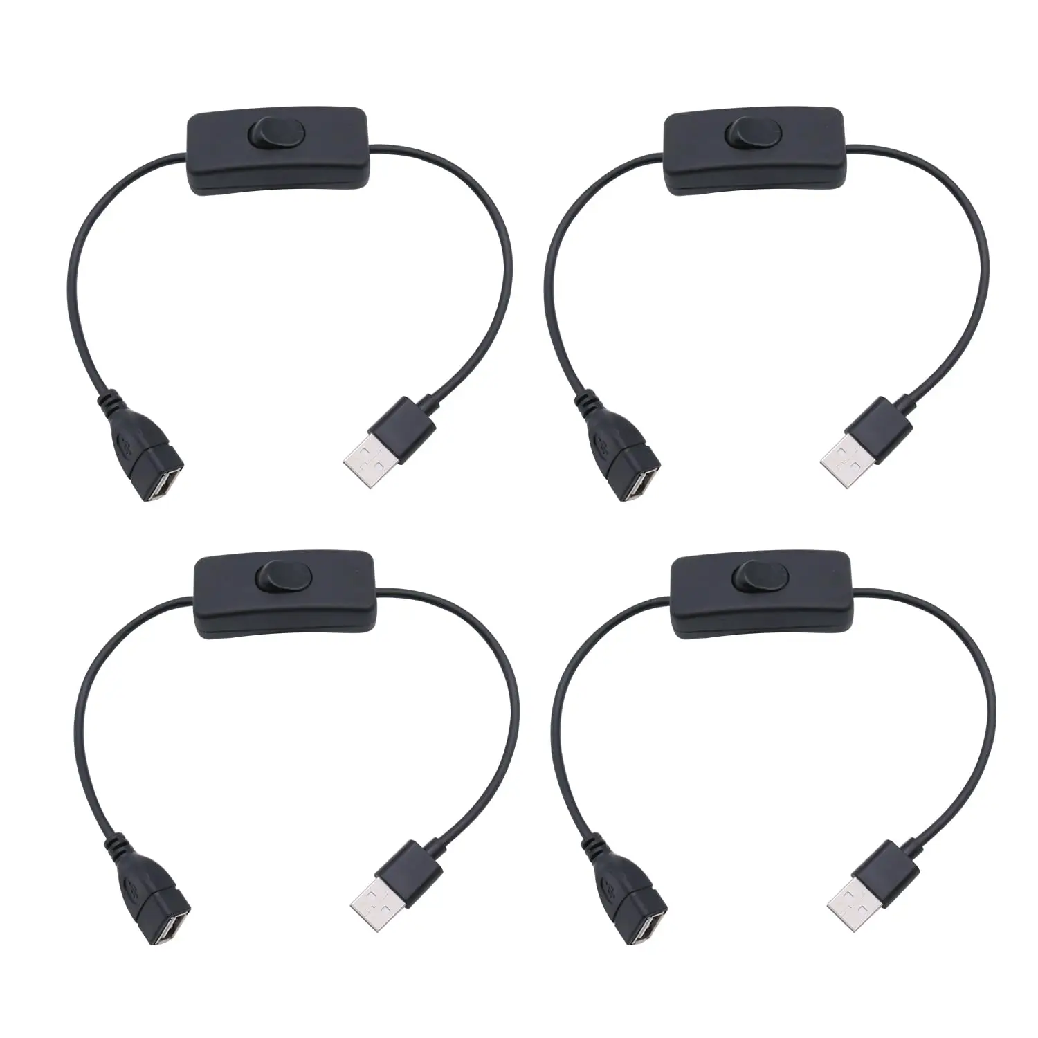 스위치 ON/OFF 케이블이 있는 USB 케이블 USB LED 스트링용 확장 토글 USB 가제트 USB 전원 공급 장치 도구 ﻿