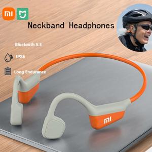 XIAOMI 넥밴드 I18PRO Bluetooth 5.3 헤드폰 골전도 스포츠 이어버드 HiFi 사운드 TWS 이어폰 마이크가 있는 무선 헤드셋