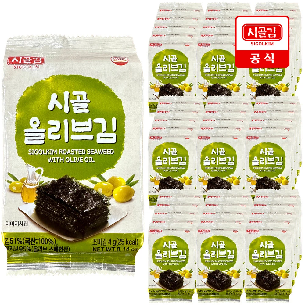 시골 올리브김(도시락김) 4g 54봉
