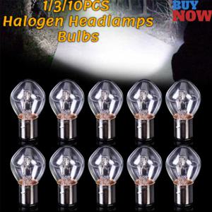 1/3/10pcs BA20D 고휘도 LED 전구 12V 35/35W 할로겐 헤드 라이트 신호 램프 전구 앰버 오토바이 ATV 오토바이 스쿠터