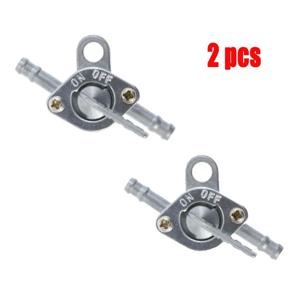 2pc 범용 오토바이 스쿠터 SUV 인라인 가솔린 연료 탭 on-off 스위치 Motobike for 90cc 110cc 120cc 125cc 140c