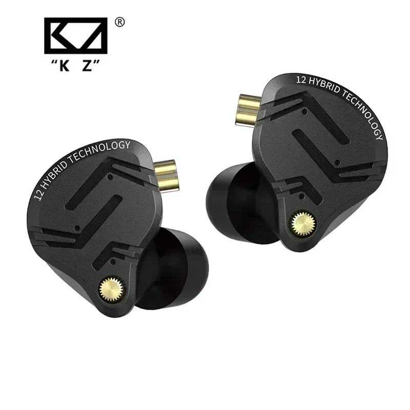KZ ZS12 PRO X 메탈 이어폰, 하이브리드 하이파이 베이스 인이어 모니터 헤드폰, 음악 스포츠 소음 차단 헤드셋, 1DD + 5BA, 신상