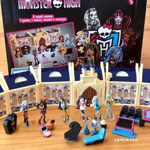 Monstering 높은 블라인드 가방 장난감 Draculaura Frankie Stein Ghoulia Yelps 액션 피규어 장식 어린이 놀이 집 장난감 선물
