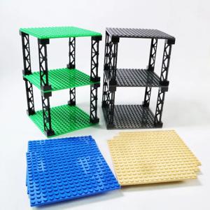 양면 베이스 플레이트 내구성 3pcs 빌딩 블록 장난감 크리 에이 티브 도시 플레이트 플라스틱 블록 DIY 교육 어린이 선물