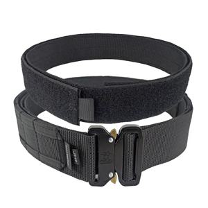남성 벨트 2 인치 코브라 금속 버클 퀵 릴리스 레이저 컷 MOLLE Combat Mens 2 in one 벨트 내부 벨트