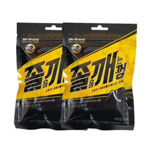 노브랜드 졸음깨는껌 105g(리필) x 2개