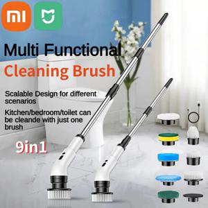 여러 기능을 갖춘 Xiaomi 전기 청소 브러시 ​​완전 자동 휴대용 주방 무선 고전력 욕실 브러시