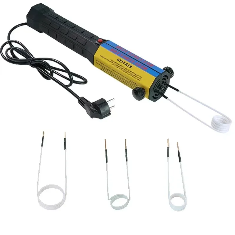무화염 자기 유도 히터 키트, 자동차 110V, 220V, 3 코일, 1000W, 1100W, 가열 기계, 자동차 수리 도구