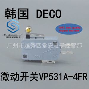 10pcs 새로운 오리지널 데코 마이크로 스위치 짧은 생크, 라운드, 16A, 250VAC 에 대한 새로운 원본 데코레이션, 4 개의 스위치 + 마이크로 스위치 + 짧은 생크 + 원형, 16a, 250VAC