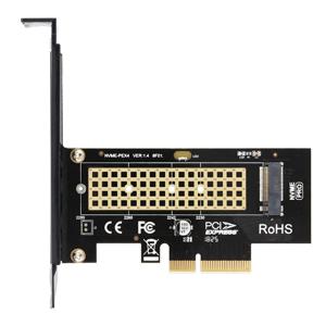 M.2 NVME SSD-PCIe 4.0 어댑터 카드 데스크탑 PC PCI-E GEN4 풀 스피드용 64Gbps M-키 PCIe4.0 X1 X4 어댑터
