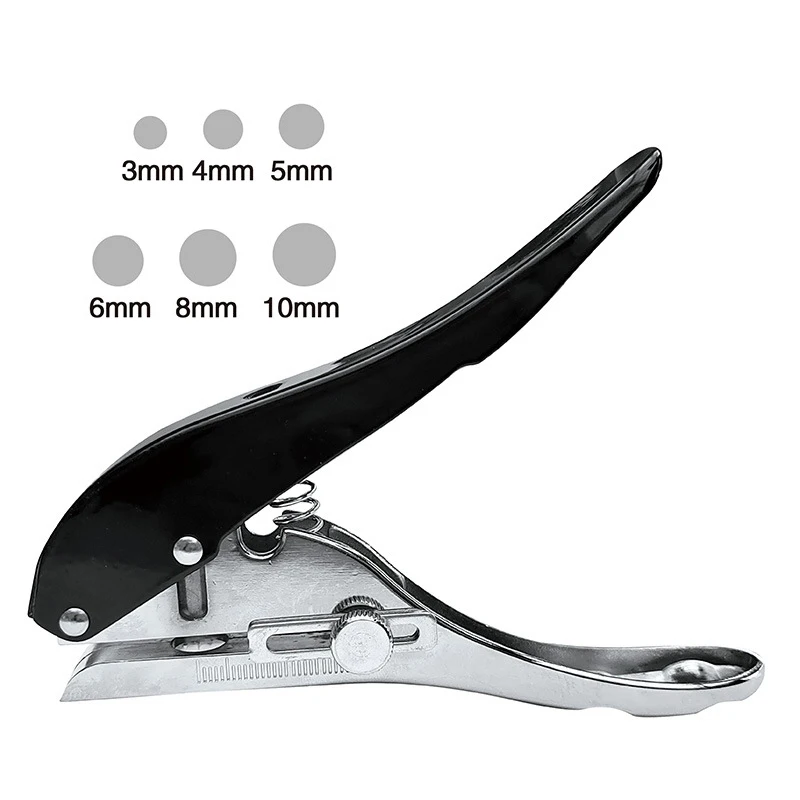 3mm/4mm/5mm/6mm/8mm/10mm 구멍 펀치 조리개 라운드 펀치 펜치 신용 인화지 카드 코너 라운드 펀처 플라이어 종이 커터