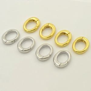 LJRIVER diy 쥬얼리 부품에 대 한 3 개/몫 봄 버클 패스너 팔찌 목걸이 만들기 용품에 대 한 골드 실버 컬러 Clasps