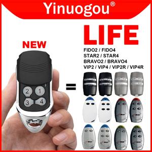 LIFE 차고 문 원격 제어 433MHz 롤링 코드 LIFE FIDO 2 4 VIP2 VIP4 VIP2R VIP4R STAR2 STAR4 BRAVO2 BRAVO4 원격 제어